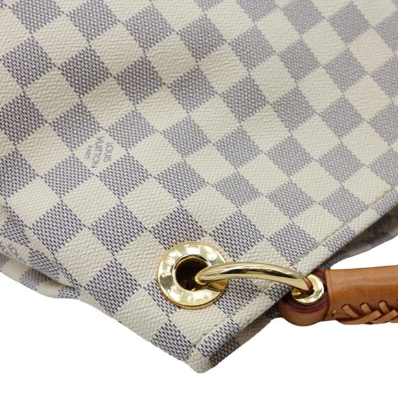 Louis Vuitton  Artsy MM Damier Azur Hobo Bag White - Picture 4 of 13